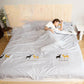 Washed Cotton Travel Dirty Sleeping Bag for Hotels Guesthouses Portable Single or Double Bedclothes Travel Train Sleeping Bag