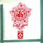 Happy New Year Window Background Wall Spring Festival New Year Celebration Sticker