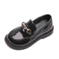 Children Elegant Princess Leather Casual Shoes Kids Girls Wedding Dress Party Solid Color Shoes for Girls