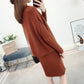 Spring and Autumn Mid-length Hedging Base Skirt Loose Sweater Women's Vest Two-piece Skirt