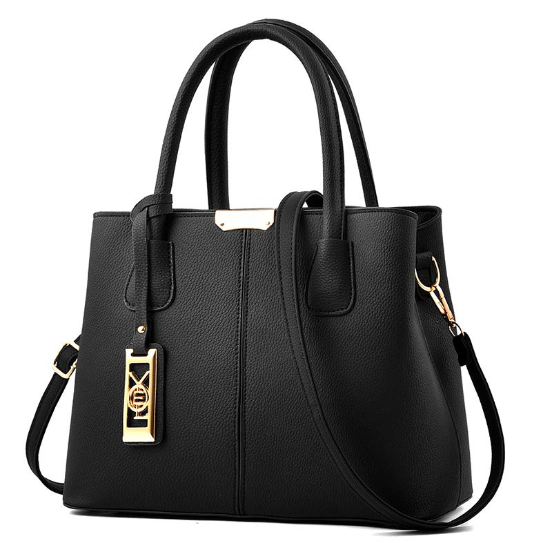 Patent leather bag Big capacity Woman bag European and American style Shoulder Handbag Trendy wild