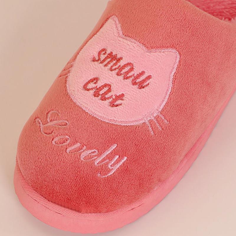 Household Cotton Slippers Winter Couple Confinement Shoes Buy One Get One Free Indoor Non-slip Thick-soled Wool Slippers