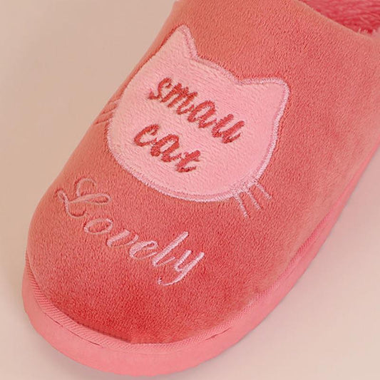 Household Cotton Slippers Winter Couple Confinement Shoes Buy One Get One Free Indoor Non-slip Thick-soled Wool Slippers