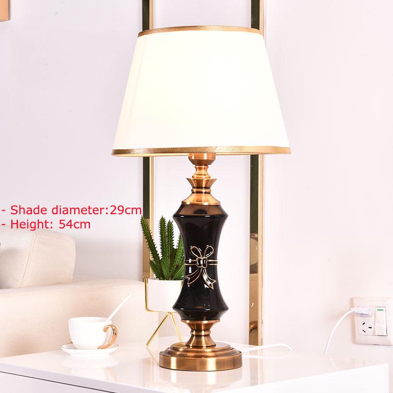 Modern Table Lamp Bedroom Bedside Creative Desk Lamp Light Simple Home Warm Retro Table Light