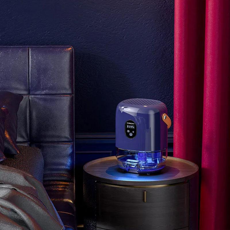 1L Smart Touch Screen Dehumidifier Silent Dryer Air Dryer Moisture Absorption Machine for Basement Bathroom