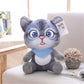 New Cute Kids Doll Soft 3D Simulation Stuffed Cat Toys Sofa Pillow Cushion Plush Animal Cat Dolls