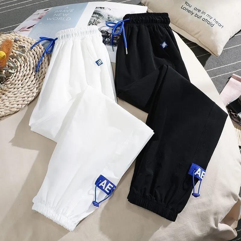WTEMPO Casual  Active Pants Women Elastic Waist Joggers Sport Long Sweatpants Loose Casual Baggy Trousers