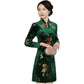 Chinese Women's Charming Mini Dress Evening Dress Dragon & Phoenix Cheongsam Qipao Large Size
