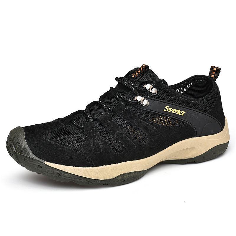 Plus Size 38-46 Men Outdoor Water Sneaker Non Slip Hiking Climbing Aqua Shoes Beach Barefoot Upstream Shoes Wear-resistant Seaside Shoes