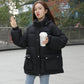 Winter Plus Size All-match Hooded Ladies Cotton Padded Jacket Short Loose Bread Coat Beautiful Down Padded Coat