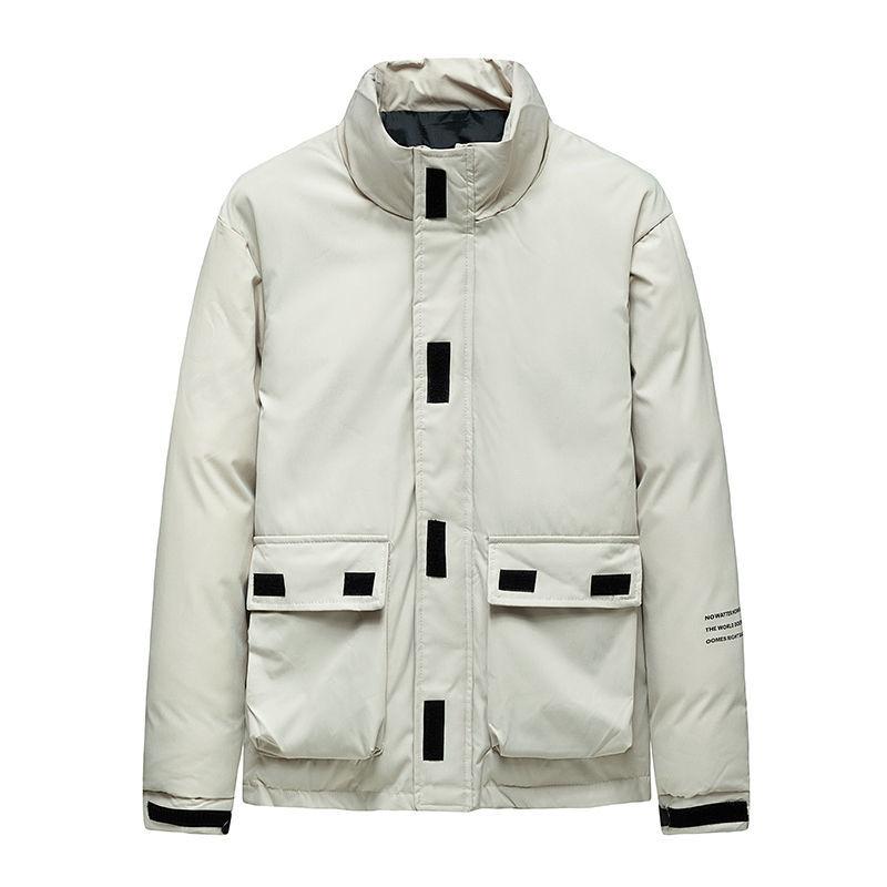 Jacket Men's Trendy Cotton Jacket Loose Warm Cotton Jacket Cotton Jacket All-match Thick Simple Bread Jacket