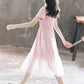 Girls' Summer Clothes Children's Clothes Western Style Net Red Dress Summer Big Boy Girl Princess Skirt Summer Style