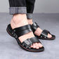 Beach Shoes Men's Sandals Trend Sandals Summer Non-slip Leather Soft Sole Dual-purpose Casual Shoes