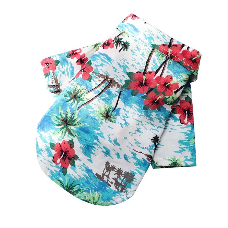 XS-XXL Pet Supplies Dogs Shirt Hawaiian Beach Style Handsome Puppy Clothes Summer Pet Clothing for Small Dogs Fashion Dog Shirt