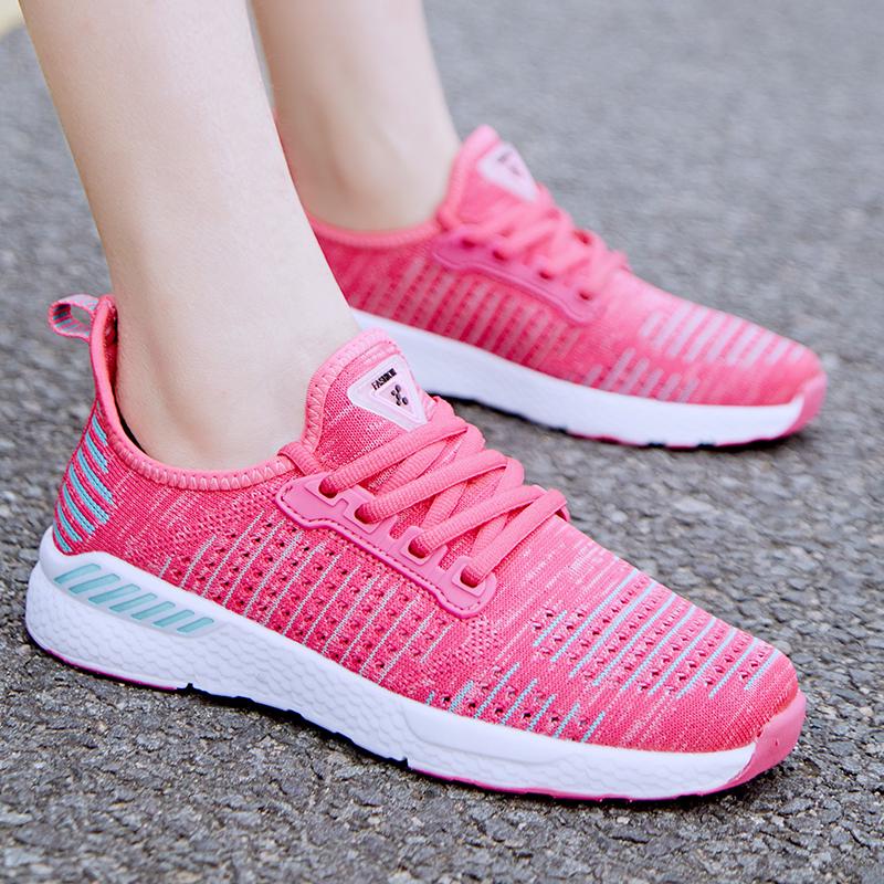 Cushion Running Shoes for Women Breathable Sneakers Non Slip Damping Jogging Men's Sport Shoes Plus Size Female Trainers Couple Sneakers
