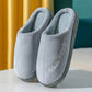 Pink Winter Slippers Women Thick Warm Cotton Shoes Home Mens Plus Size Winter Slipper