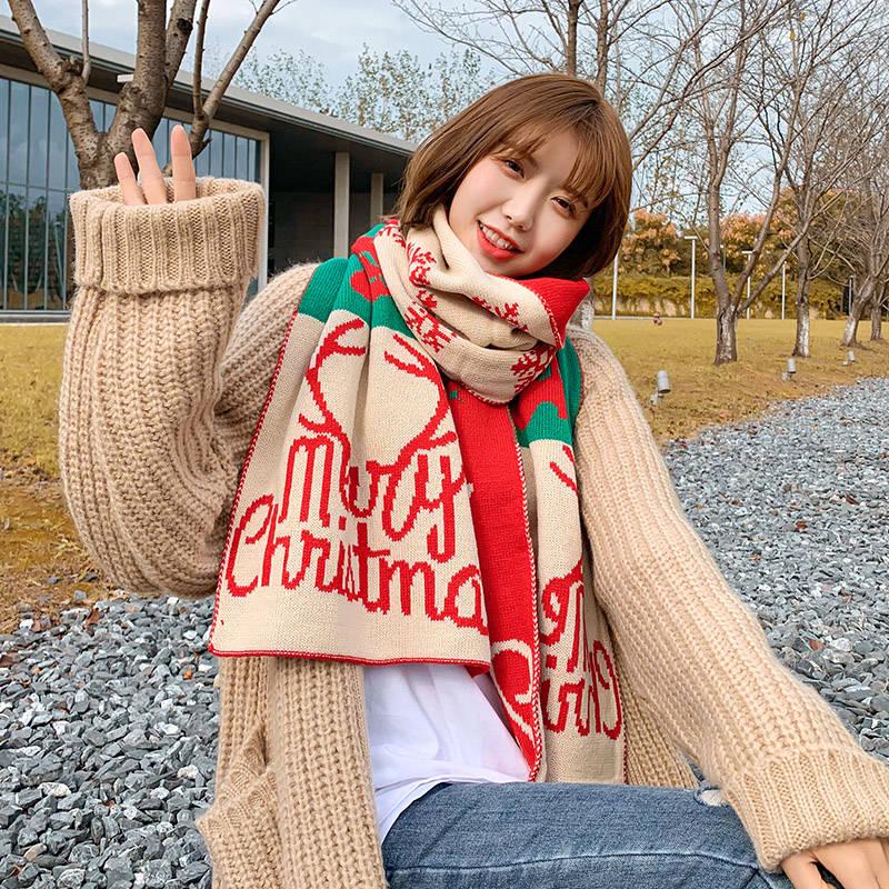 Christmas Gift Cute Christmas Tree Scarf  for Women Girls Casual Shawl Blanket Scarf Scarves