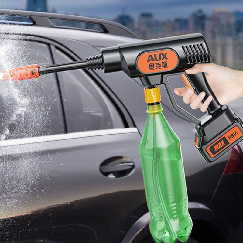 88VF AUX High Pressure Car Water Gun Set Garden Sprinkler Car Washer Portable Cleaning Tool 10800mAh