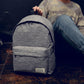 Fashion Korean Women Backpack Canvas Solid Color Computer Bag Ladies Girls Big Capacity School Bags