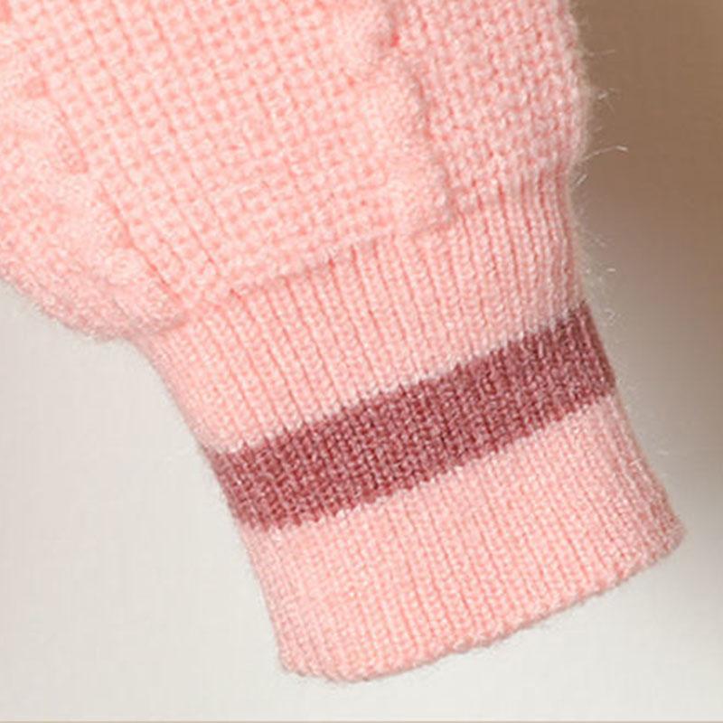 Girls Sweater 2021 Children's Clothing Autumn Baby Knit Sweater Children's Bottoming Shirt Small Fragrance Top Spring