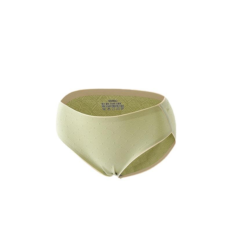 Large Size Women's Cotton Panties Women's Solid Color Briefs Comfortable Breathable Mid-waist Seamless Underpants