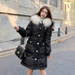Winter Fashion Trend Down Jacket Ladies Self-cultivation Warmth Slimming Mid-length and Versatile Comfortable Jacket
