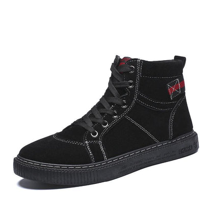 Autumn Early Winter Men's Boots Split Leather Men Ankle Boots Outdoor Men Leather Boots Men Shoes