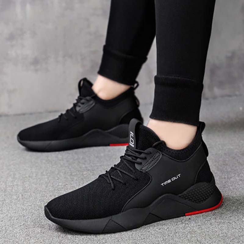 Spring and Autumn Men's Sports Shoes Trend Korean Breathable Casual All-match Fashion Running Shoes Men