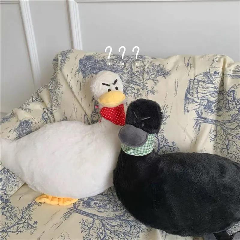 Kid's Plush Toy Cute Duck Funny Duck Plush Doll Soft Sofa Pillow Cushion Lovely Refueling Duck Gift