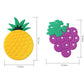 2pcs Cartoon Fruit Cute Table Mat Silicone Mat Non-slip Anti-scalding Coaster