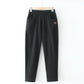 Large Size Cotton Casual Women's Pants Summer Fat Mm Loose Harem Pants High Waist Nine-point Pants