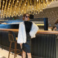 Autumn and Winter Beach-like Wool Fur Coat Women's Mid-length Lamb Fur Coat  Hairy Women's Thin Coat