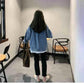 Spring and Autumn Denim Clothes Loose and Versatile Personality Retro Jacket Jacket Coat Women