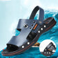 Beach Shoes Men's Sandals Trend Sandals Summer Non-slip Leather Soft Sole Dual-purpose Casual Shoes