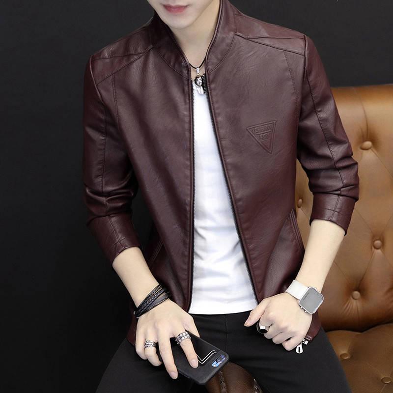 Mens Leather Jackets Fall Winter Coat Men Coats Biker Motorcycle Male Classic Jacket Plus Size 4XL