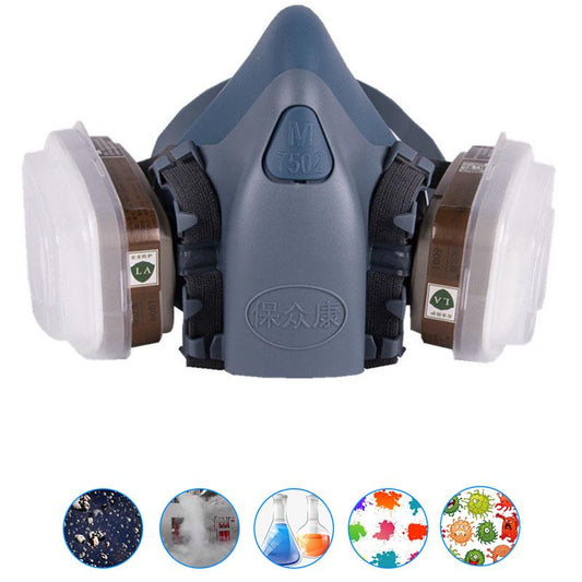 Face Mask Spray Paint Gas Mask Respiratory virus Protection Dust-proof Respirator Mask Filter