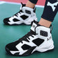 38-44 Men Mesh Sneakers Wear-resistant Basketball Shoes Deodorant Comfortable High-top Running Shoes