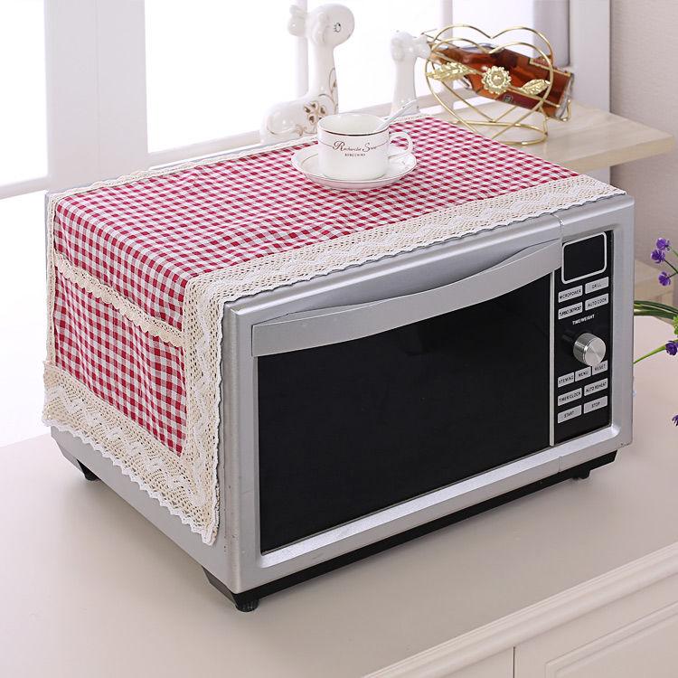 Microwave Cover Comes with Storage Bag Household Appliance Dust Cover Universal Cover Towel