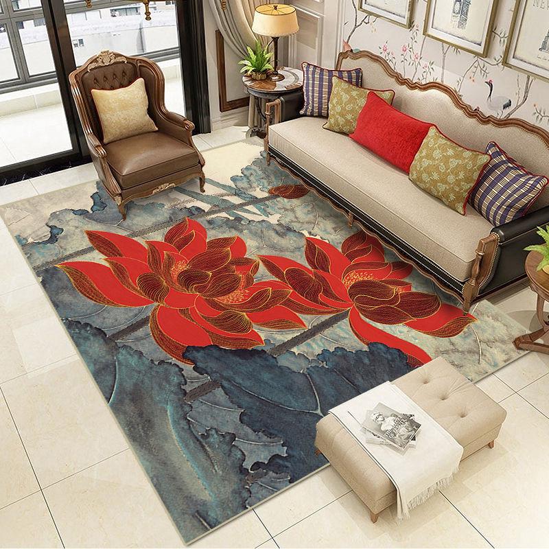 Carpet European American Chinese Style Living Room Sofa Tea Table Bed Big Bedroom Carpet