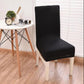 Plain Color Chair Cover Spandex Stretch Elastic Wedding Banquet Chair Covers Dining Seat Cover