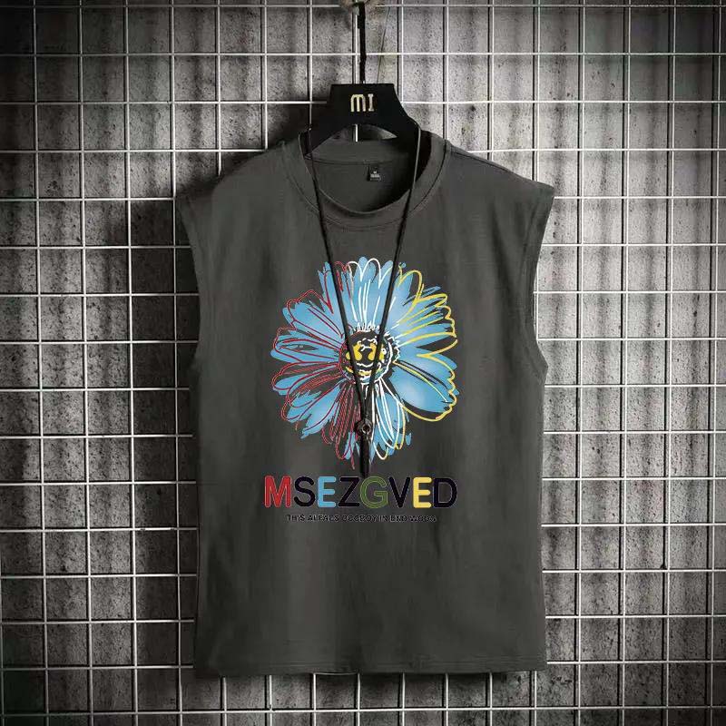 Summer Outer Wear Thin Vest Loose Vest All-match Sleeveless Sleeveless T-shirt