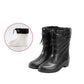 Women's Winter Plus Velvet Warm Cotton Shoes Removable Fleece for Mid-tube Warm Non-slip Waterproof Boots