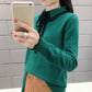 Autumn and Winter Loose Sweater Long-sleeved Knitted Bottoming Shirt Korean Casual Young Women's Top