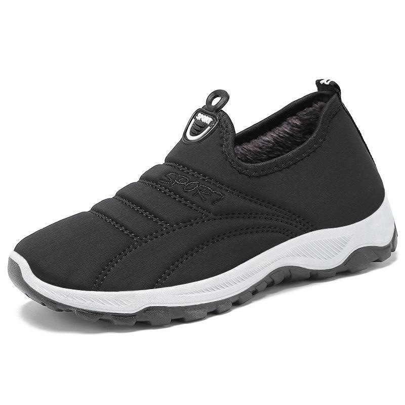 Plus Velvet Thick Women's Sports Shoes Fashion Casual Warm Shoes Non-slip Shock Absorption Winter Running Shoes