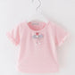 Summer Girl Short -sleeved Casual T -shirt Baby Girls and Young Children Summer Children's Children In Summer Clothes