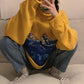 Autumn  Winter Wear Bottoming Shirt Fashion Pullover Sweater Female Students Loose Casual Long-sleeved Round Neck Sweater