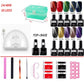 Gel Polish Nail Art Manicure Tools Kit UV LED Nail Lamp Dryer Nail Set Kit Gel Varnish Set