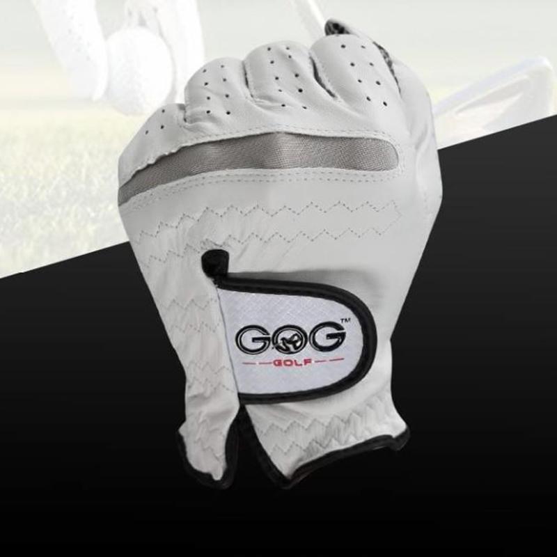 Men's Golf Gloves Sheepskin Non-slip Wear-resistant Left and Right Hand Breathable Sports Gloves Training Golf Gloves