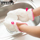 Bamboo Fiber Dishwashing Gloves Kitchen Cleaning Dish Brush