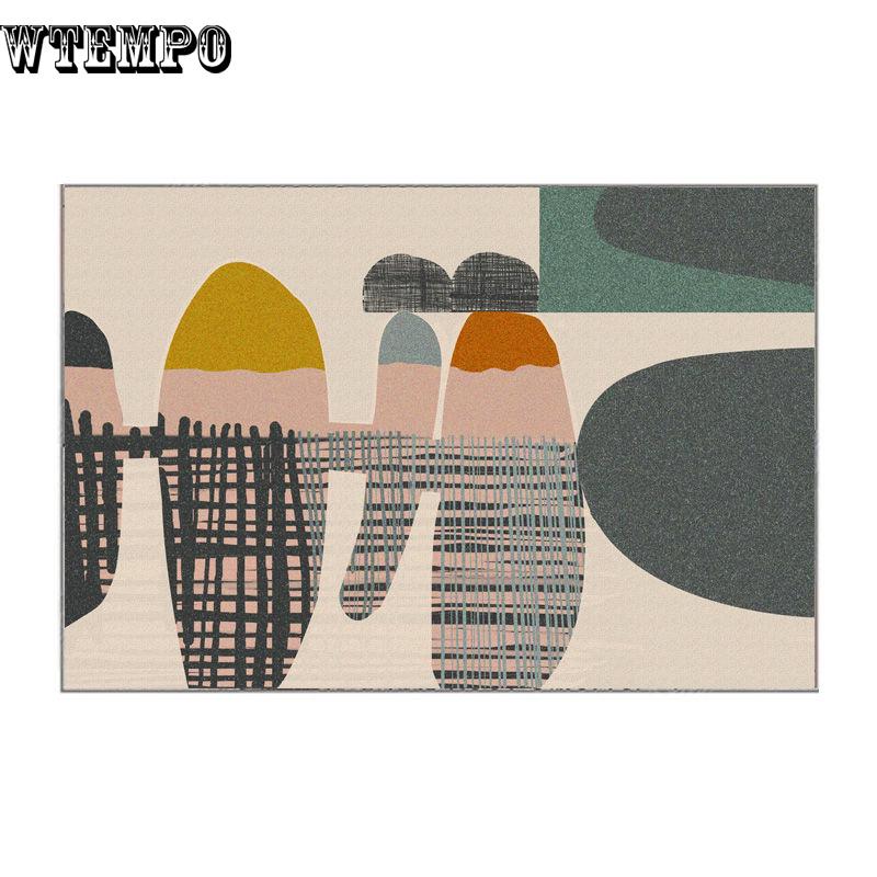 Nordic  Carpets For Living Room Home Bedroom Rugs And Carpets Fashion  Floor Mat Coffee Area